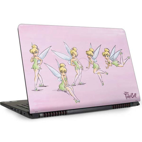 Disney Tinker Bell Water Color Art Poses Dell Inspiron Skin